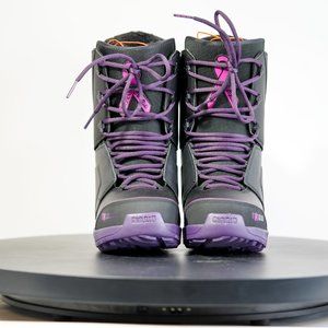 ThirtyTwo Womens Lashed B4BC 8207000021 Black Purple Snowboard Boots Size 7.5